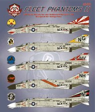  Bullseye Model Aviation Decals  1/48 F-4B Phantom II 'Fleet Phantoms II' BMA48018