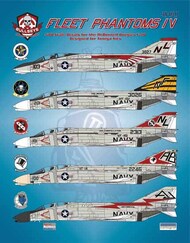  Bullseye Model Aviation Decals  1/48 F-4B Phantom II 'Fleet Phantoms IV' BMA48020