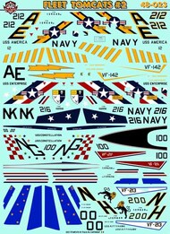  Bullseye Model Aviation Decals  1/48 F-16CG F-16CJ Falcon / Viper 'Warheads on Foreheads II' Operation Allied Force BMA48023