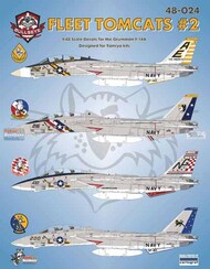 Bullseye Model Aviation Decals  1/48 F-14A Tomcat 'Fleet Tomcats #2' BMA48024