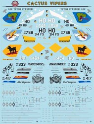  Bullseye Model Aviation Decals  1/48 F-16C Falcon 'Wild West Vipers' BMA48026