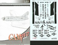 Vought A-7E Corsair (1) 160713 VA-46 Clansmen USS JFK Desert Storm 1991 #CAMP3204