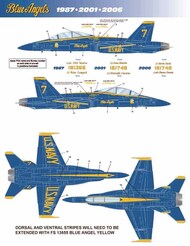 McDonnell-Douglas F/A-18A / F/A-18B Hornet Full markings #CAMP3219