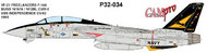  CAM PRO  1/32 Grumman F-14A Tomcat VF-21 FREELANCERS CAMP3234