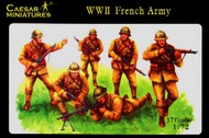  Caesar Miniatures Figures  1/72 WWII French Army (37) CMF38