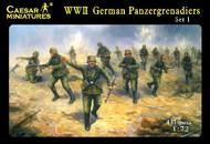  Caesar Miniatures Figures  1/72 WWII German Panzergrenadiers (43) CMF52