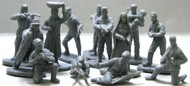  Caesar Miniatures Figures  1/72 WWII Partisan in Europe: French & Balkan Soldiers (32) CMF56