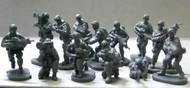  Caesar Miniatures Figures  1/72 Modern US Elite Force (40) CMF58