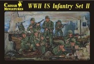  Caesar Miniatures Figures  1/72 WWII US Infantry Set #2 (34) CMF71