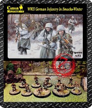  Caesar Miniatures Figures  1/72 WWII German Infantry in Smocks Winter (32+) CMF83