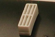  CAL SCALE  HO Diesel Square Exhaust Stack (2) (Plastic) CDD646