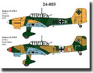  CAM Decals  1/24 Stuka Junkers Ju.87B2/R2 CMD24003