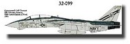  CAM Decals  1/32 Grumman F-14D Tomcat VF-2 CMD32099