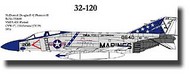  CAM Decals  1/32 F-4J Phantom II VMFA-451 Warlords CMD32120