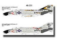  CAM Decals  1/48 F-4B Swordsman CAG/ F-4J Pacemaker CMD48001