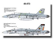  CAM Decals  1/48 Douglas F/A-18C CMD48073