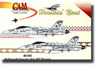  CAM Decals  1/48 F/A-18C CHECKRBRDS/DETH RATLRS CMD48083