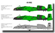  CAM Decals  1/48 Fairchild A-10A Thunderbolt II CMD48092