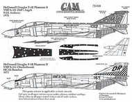  CAM Decals  1/72 F-4Bs CAM72018