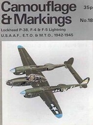  Camouflage & Markings  Books Lockheed P-38, F-4 & F-5 CFM18