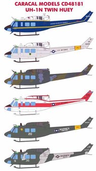 Bell UH-1N Twin Huey #CARCD48181