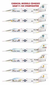  Caracal Models  1/48 USAF F-104 Starfighter OUT OF STOCK IN US, HIGHER PRICED SOURCED IN EUROPE CARCD48202