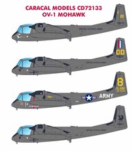  Caracal Models  1/72 OV-1 Mohawk OUT OF STOCK IN US, HIGHER PRICED SOURCED IN EUROPE CARCD72133