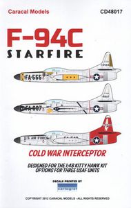  Caracal Models  1/48 Lockheed F-94C Starfire (3) CARCD48017