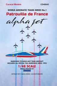  Caracal Models  1/48 Patrouille de France Dassault-Dornier Alpha Jet CARCD48043