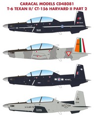  Caracal Models  1/48 North-American T-6G Texan II / CT-156 Harvard II CARCD48081