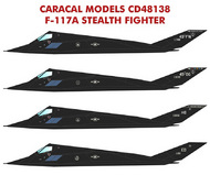  Caracal Models  1/48 Lockheed F-117A Nighthawk Stealth Fighter - Pre-Order Item* CARCD48138