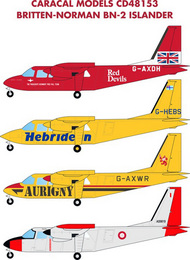 Caracal Models  1/48 Britten-Norman BN-2 Islander CARCD48153