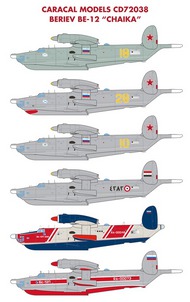  Caracal Models  1/72 Beriev Be-12 'Chaika' First flown in early 1960s CARCD72038