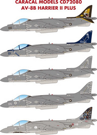  Caracal Models  1/72 McDonnell-Douglas AV-8B Harrier II Plus CARCD72080