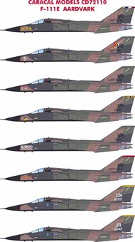  Caracal Models  1/72 General-Dynamics F-111E Aardvark CARCD72110