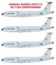  Caracal Models  1/72 Boeing KC-135A Stratotanker OUT OF STOCK IN US, HIGHER PRICED SOURCED IN EUROPE CARCD72115