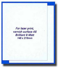 MATT VARNISH SURFACE Size A5 140 X 130mm + 170 X 130mm - 3 Decals #DC10002