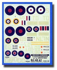  Decals Carpena  1/48 French Ace Clostermann & the Spitfire DC48062