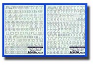  Decals Carpena  1/48 Codes RAF 'GREY' 20' - 22,16' Fighters 1936-1947- 2 Decals DC48076