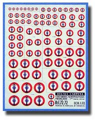  Decals Carpena  1/72 Roundels French Navy 77/87 1st Part DC72072