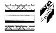  CENTRAL VALLEY MODEL WORKS  HO 22" Steel Type Bridge Girders (5) CVM19025