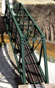 150' Midwest Punch Plate Pratt Truss Bridge Kit #CVM1905