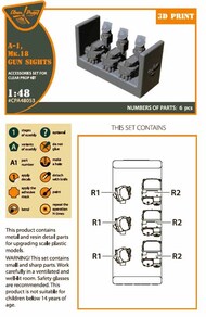 Mk.18, A-1 gun sights (3D-Printed) #CPA48053