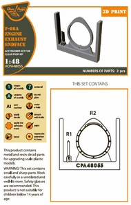 F-86A Sabre Engine Exhaust Endface (CLP kit) #CPA48055