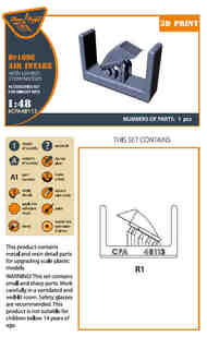Messerschmitt Bf.109E air intake #CPA48113