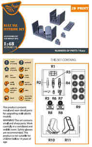 Aichi D3A2 'Val' IJN Type 99 interior with seats etc #CPA48119