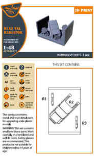 Aichi D3A2 'Val' IJN Type 99 radiator #CPA48121