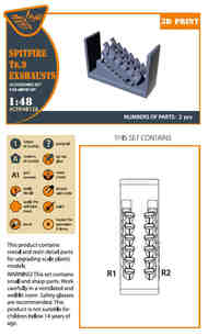 Supermarine Spitfire Tr.9 exhausts #CPA48126