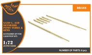  Clear Prop Models  1/72 Douglas XA2D-1, A2D Skyshark Pitot tubes and guns OUT OF STOCK IN US, HIGHER PRICED SOURCED IN EUROPE CPA72040