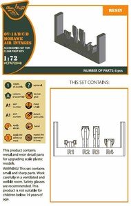 North-American/Rockwell OV-1A/OV-1B/OV-1C/OV-1D Mohawk air intakes #CPA72048